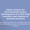 image for Citizen science for environmental policy. Development of an EU-wide inventory and analysis of selected practices - Study