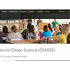 image for Using Citizen Science Data in the Classroom (CSA 521)