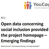 image for Open data concerning social inclusion provided on the project homepage - Emerging findings