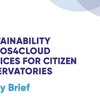 image for Sustainability of Cos4Cloud services for Citizen Observatories. Policy Brief